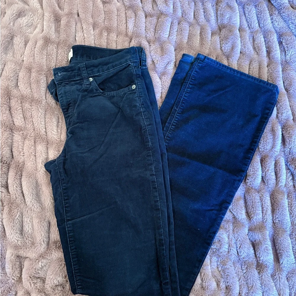 GAP Dark Blue Baby Boot Corduroy Pants - Picture 5 of 6